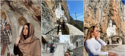 Ostrog, živopisni manastir u steni kroz objektiv instagramdžija