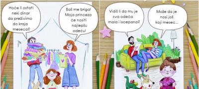 11 ilustracija o različitom odnosu roditelja prema prvom i drugom detetu