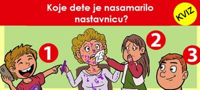 Kviz: Koje dete je nasamarilo nastavnicu?