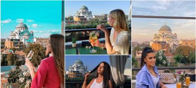 Instagramerski raj: Rooftop restoran u Beogradu sa pogledom na Hram Svetog Save (foto)