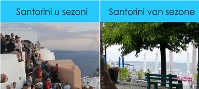 9 pоpularnih destinacija u sezoni vs. van sezone (foto)