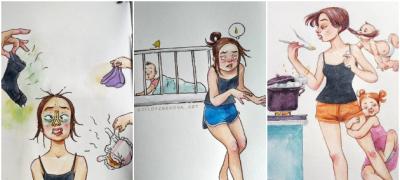 Dete dramatično menja vaš život - Ilustracije koje će razumeti samo majke